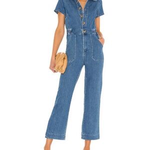 Show Me Your Mumu Emery Denim Jumpsuit